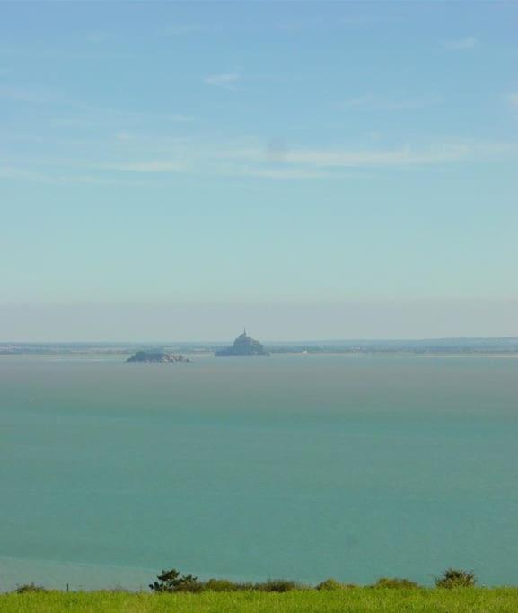 Maison Vue Sur Le Mont Saint Michel Et Sa Baie Champeaux Экстерьер фото